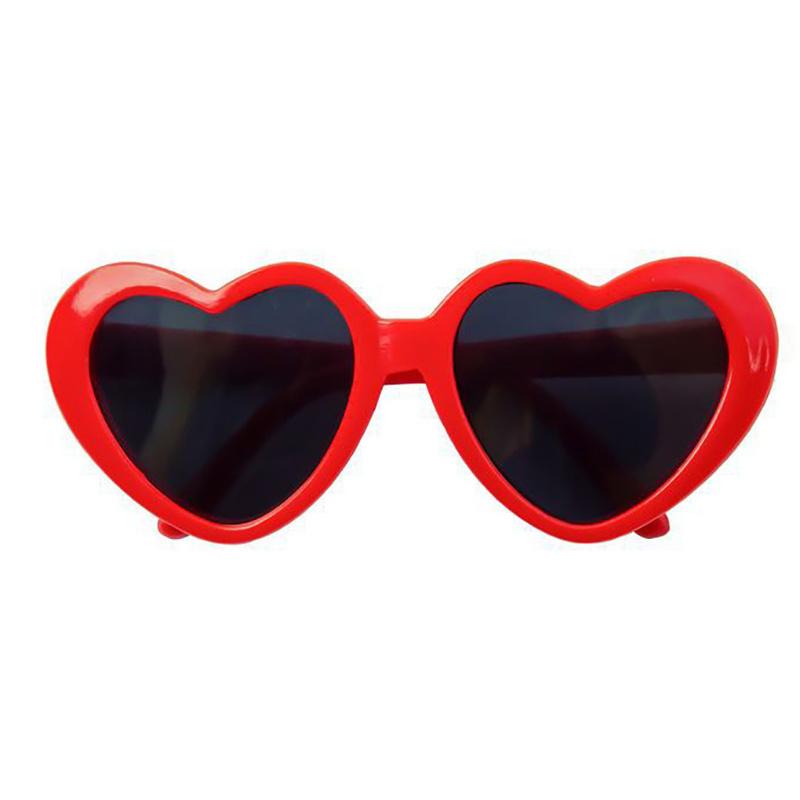 Dog Pet Glasses Cute Pet Christmas Funny Glasses Heart-shaped Cat Sunglasses Pet Supplies