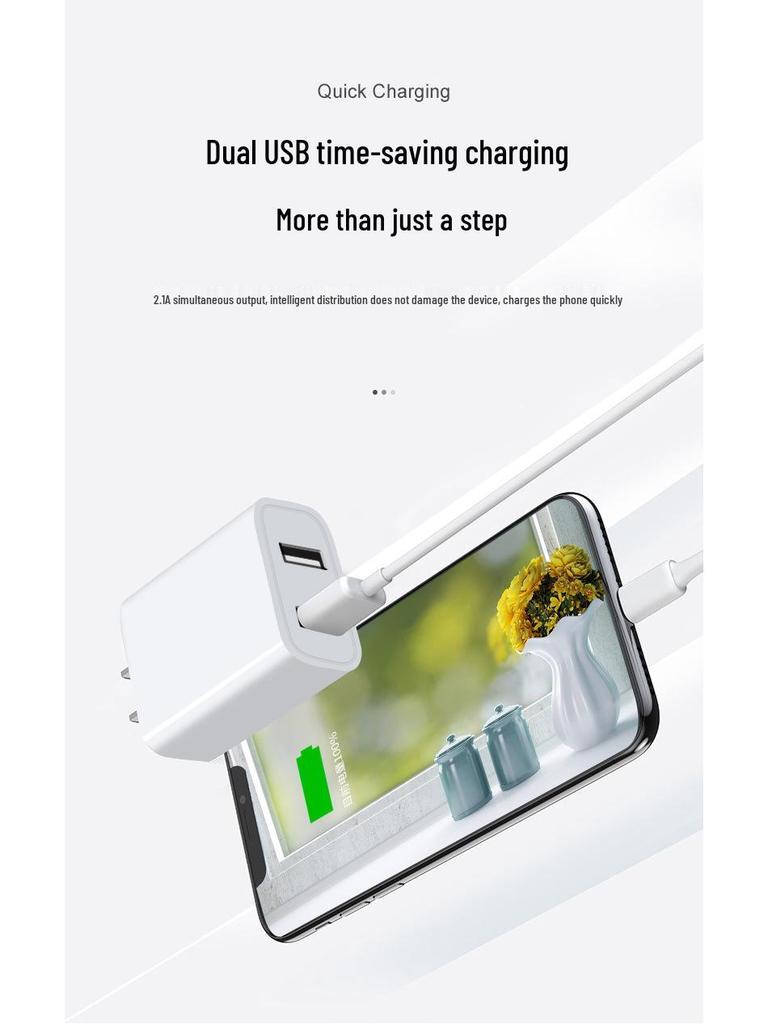 Универсальное многопортовое зарядное устройство 5 В / 2 А для телефонов Xiaomi, Apple и Huawei