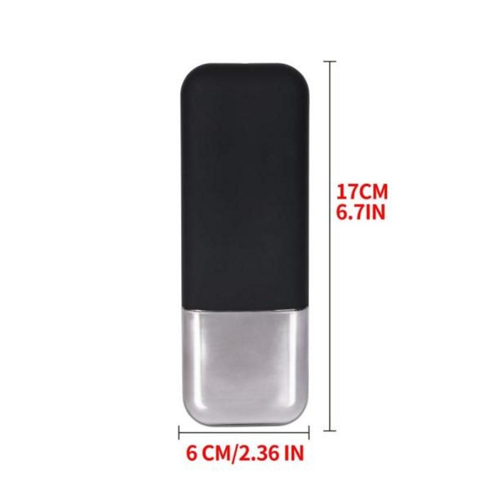 PULYRE Чехол для бритвы Портативный пластиковый футляр с ручным управлением Gillette Водонепроницаемый серый черный дорожный футляр 1 шт, 2 шт.) Серо-черный