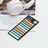 Waterproof Morandi Color Index Sticky Note Strips - Writable, Transparent, Color-Coded for Easy Classification