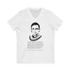 Justice Ruth Bader Ginsburg Roe V Wade Quote Unisex Short Sleeve V-Neck Tshirt Tops Tee
