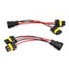 2Pcs 9005 9006 Male To Female One To Two Splitter Wires Harness for Car Headlights Retrofit
