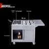 XISENCHU Stainless Steel Seasoning Cart with Sliding Doors