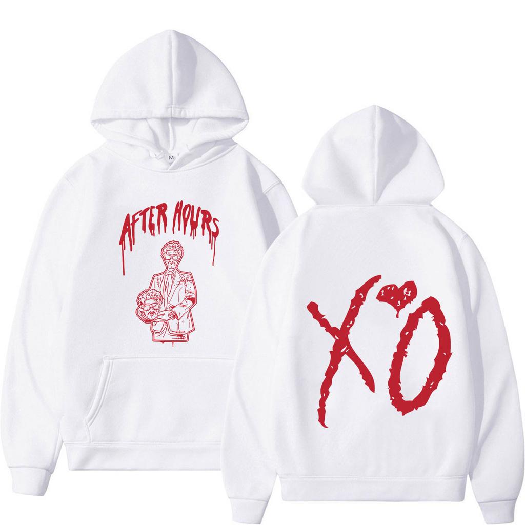 The Weeknd After Hours Til Dawn Tour Принт Худи Мужские Женские Мода Хип-Хоп Пуловер С Длинным Рукавом Свободные Повседневные Свитшоты