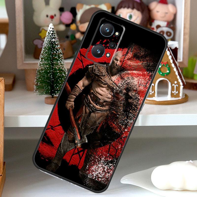 Чехол God of War для OPPO Realme C55 C35 C33 C31 C30 C25 C21Y C11 GT Neo 5 3T 2T Realme 10 9 11 Pro Plus