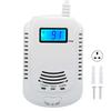 Gas Leak Alarm with Loudspeaker Indicator Light Display Screen Voice Sensor for Home Security