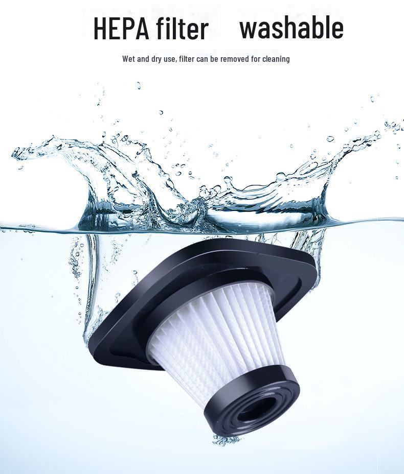 Автомобильный пылесос высокой мощности 120 Вт: Ручной пылесос двойного назначения для влажной и сухой уборки с мощным всасыванием