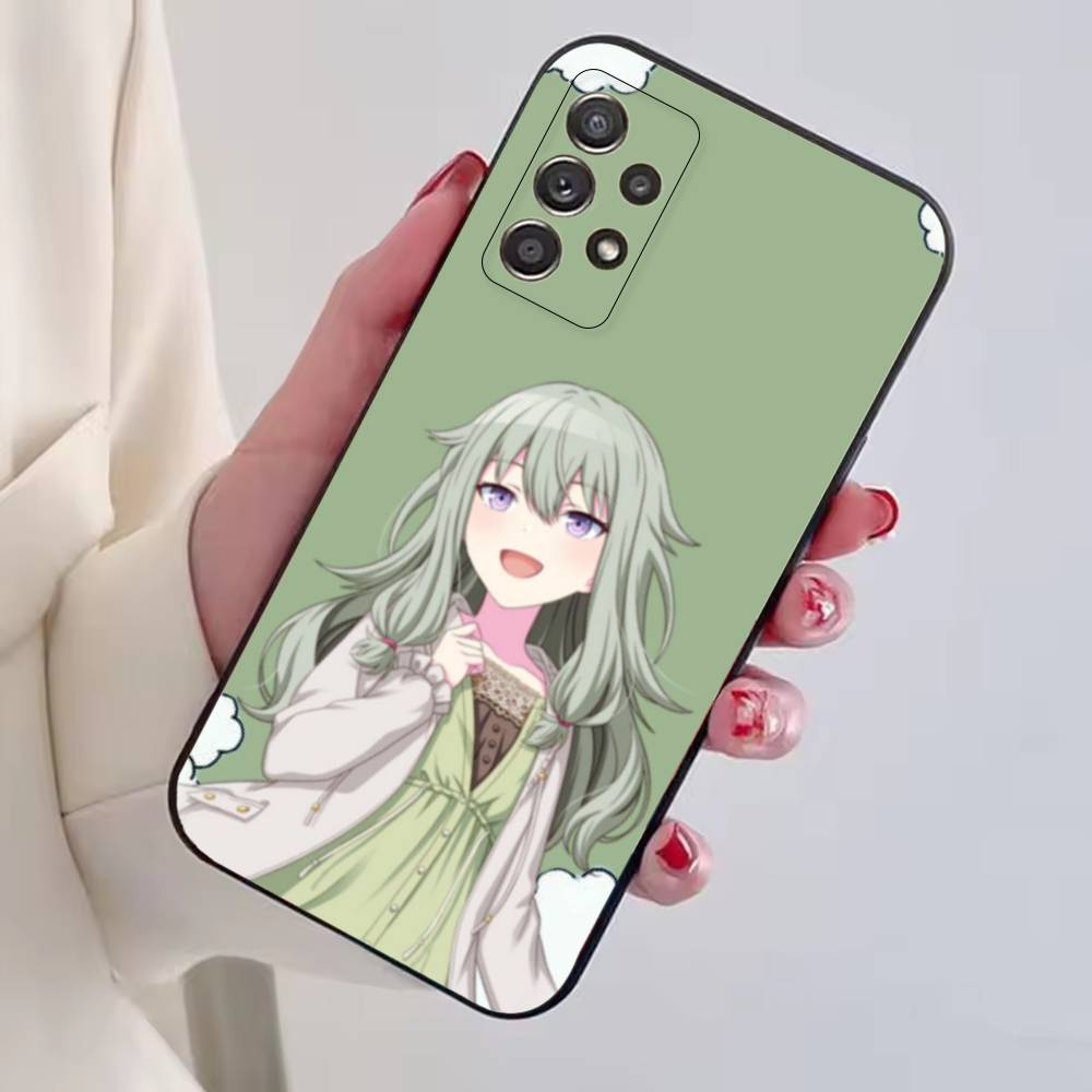Чехол для телефона Game Project Sekai N-Nene Kusanagi для Samsung S25, S24, S21, S22, S23, S30, Ultra, S20, Plus, Fe, Мягкий силиконовый черный чехол