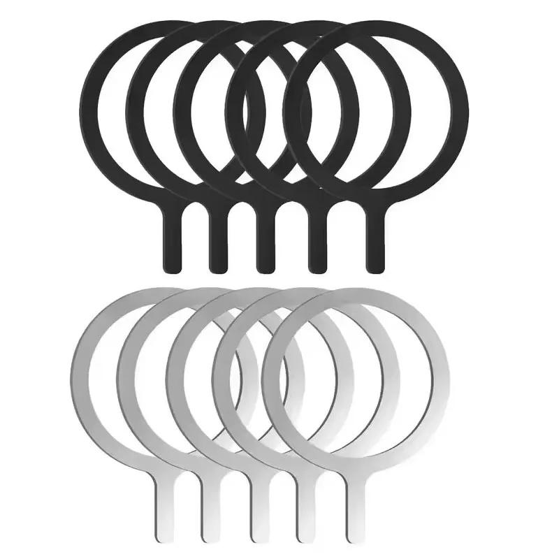Universal Metal Rings Sticker for Magsafe Magnetic Wireless Charger for iPhone Samsung Xiaomi Car Phone Charger Plate Iron Sheet