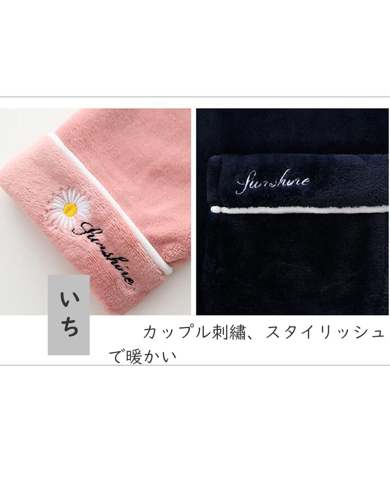 И Премиальный спортивный костюм Толстый Длинный Теплый Фланелевый Сочетающийся Зимний [foveitaa] Мужской Женский Пижамы, на флисовой подкладке, Рукава, Домашняя одежда, Пижамы для пар,