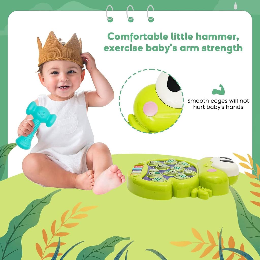 Hammer Game with Piano Music and Light and Simulate Animal Calls for Children, Learning Toy for Early Development