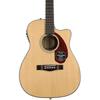 Fender Акустическая гитара CC-140SCE, Натуральный цвет, Форма корпуса Концертная, с жестким кейсом