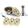 Reusable Coffee Capsule Pods for BOSCH-s Machine Tassimo Happy Vivy Stainless Steel Refillable Coffee Maker Filter 180ML/220ML
