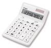 Asmix Asuka Calculator Antibacterial Calculator C1249W White 12 Digit Tax Calculation with Tilt Route Memory 2 Power Supply