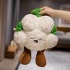Creative Vegetable Series Cauliflower Doll Pillow Cute Plush Toy Simulation Cauliflower Pendant Bag Small Keychain