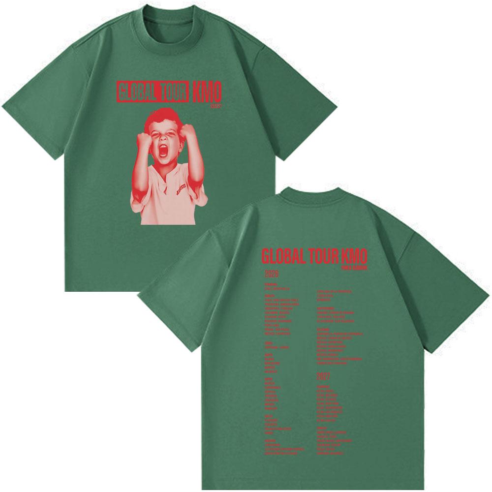 Singer Pablo Alborán Kmo Global Tour 20262027 Print T Shirt Men Women Hiphop Tshirts Shortsleeved Loose Casual TShirts Tops