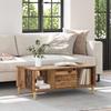 Coffee Table Reclaimed Wood Look 90 x 50 x 26.5 cm Engineered Wood
