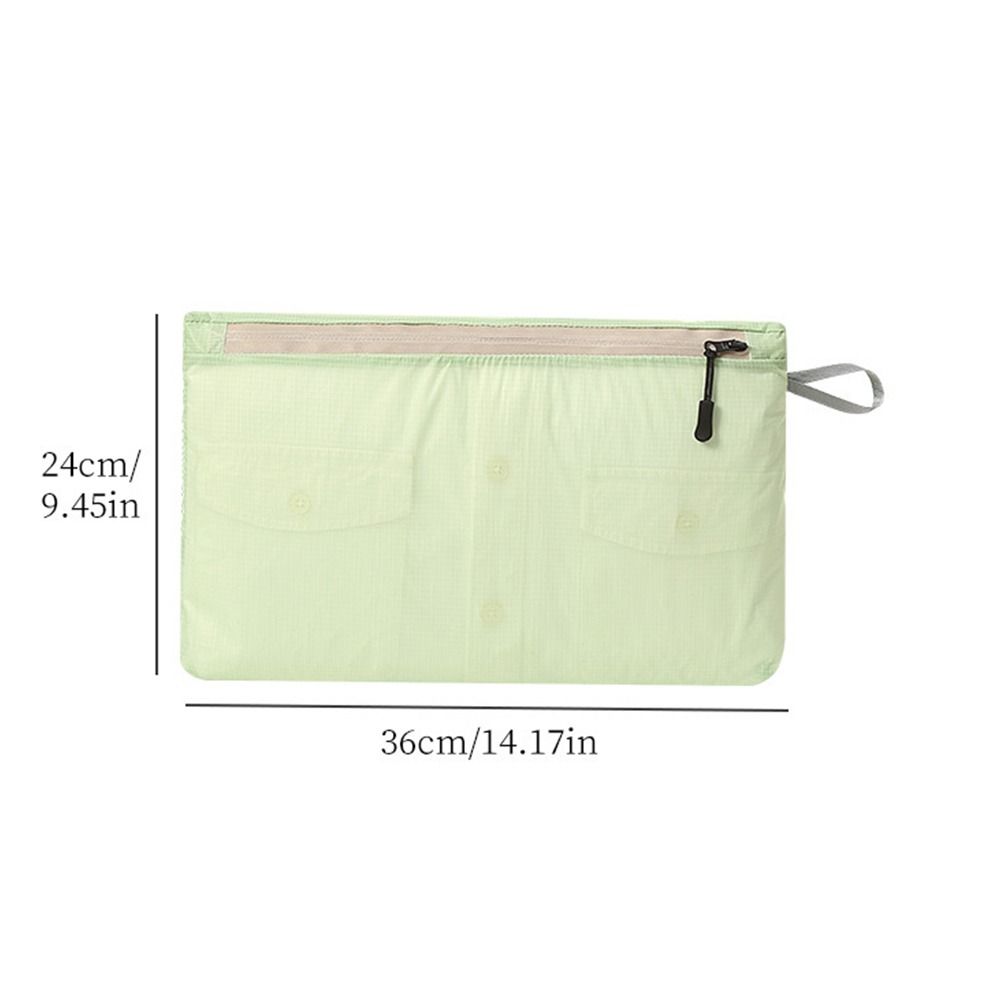 Large Capacity Cosmetic Travel Organizer Waterproof Makeup Bag Nylon Clothing Zipper Storage Bag