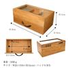 Sears Sears Dark Brown Wooden Jewelry Box with Large-Capacity Storage