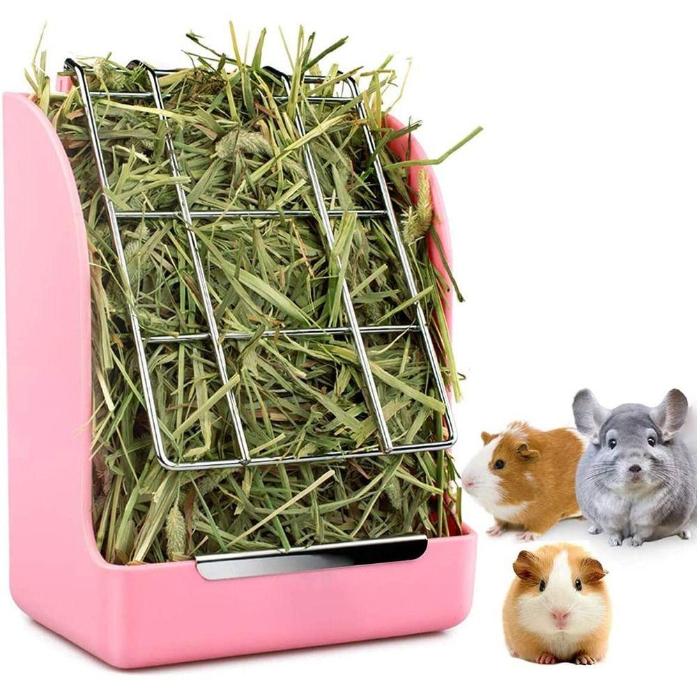Plastic Multi-Functional Hanging Rabbit Hay Feeder Feeding Rack Grass Container Grass Holder