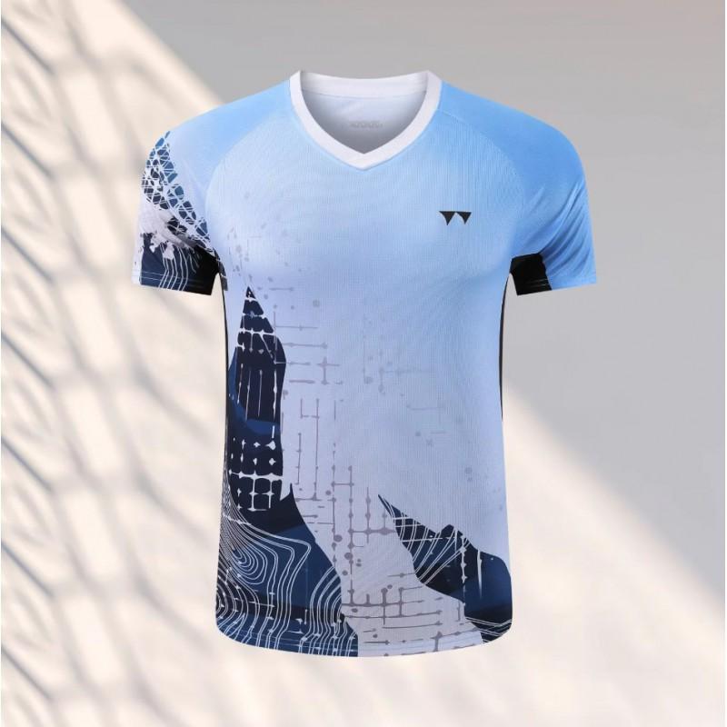 Quick-Dry Badminton Shirt Men Women Lightweight Sport T-Shirt Breathable Athletic Top Training