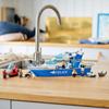 LEGO Городская полицейская патрульная лодка 60277 Игрушечный блок Подарочная полицейская лодка для мальчиков и девочек от 5 лет и старше