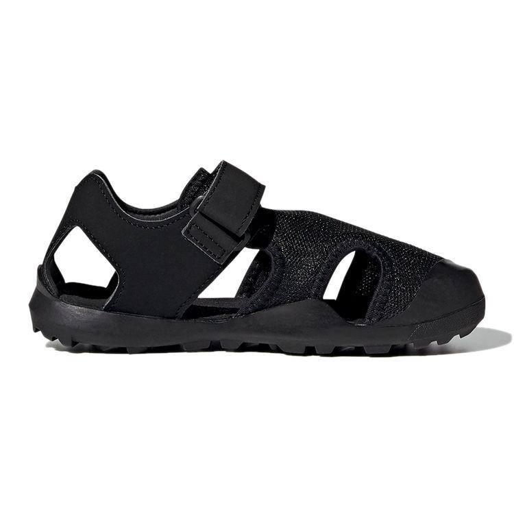 Adidas Captain Toey K Velcro Comfortable Non-Slip Anti-Kick Sandals Kids Sandals Black FX4203