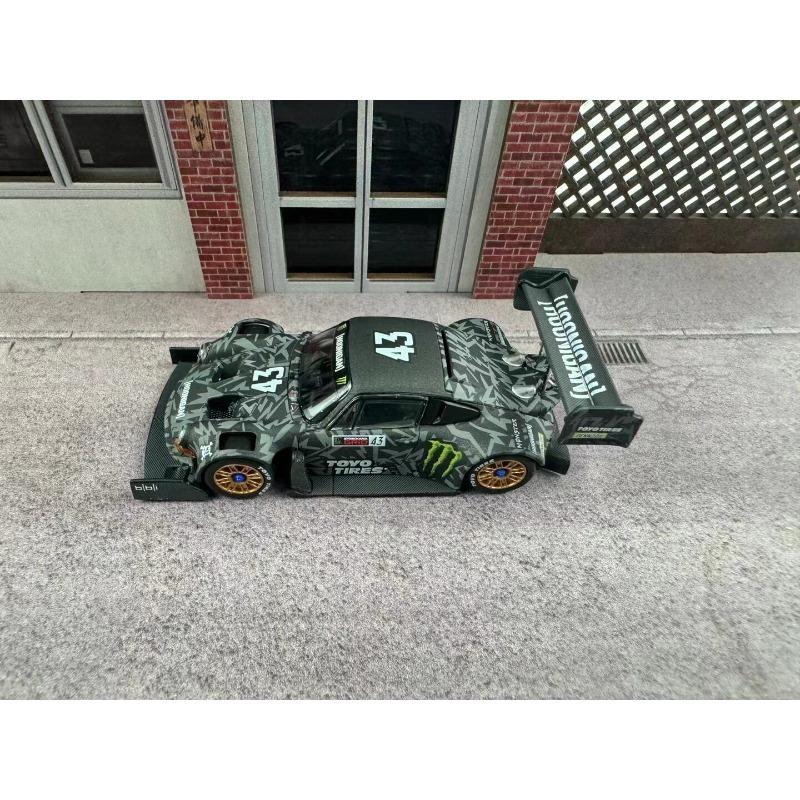 AABKQ1 Diecast Top Models 1:64 Scale Porsche 911 SVRSR Alloy Car Model