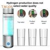 Hydrogen Water Bottle Generator 1500PPB Portable 300ml Hydro Water Cup SPE PEM Tech Universal Water Bottle Machine Health Gift for Husband Wife