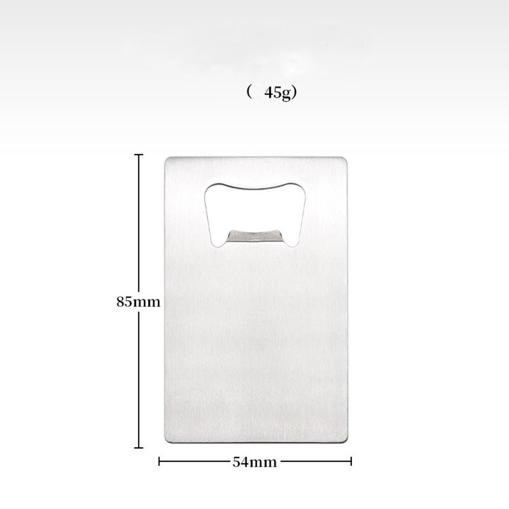 85*54mm Bottle Opener Metal Wallet Bottle Opener High Quality Credit Card Bottle Tool