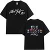 Unisex Pop Singer The Weeknd Double Sided Printed Loose Comfortable Aesthetic Fashion Short Sleeve Women and Men T-Shirt Tops 3