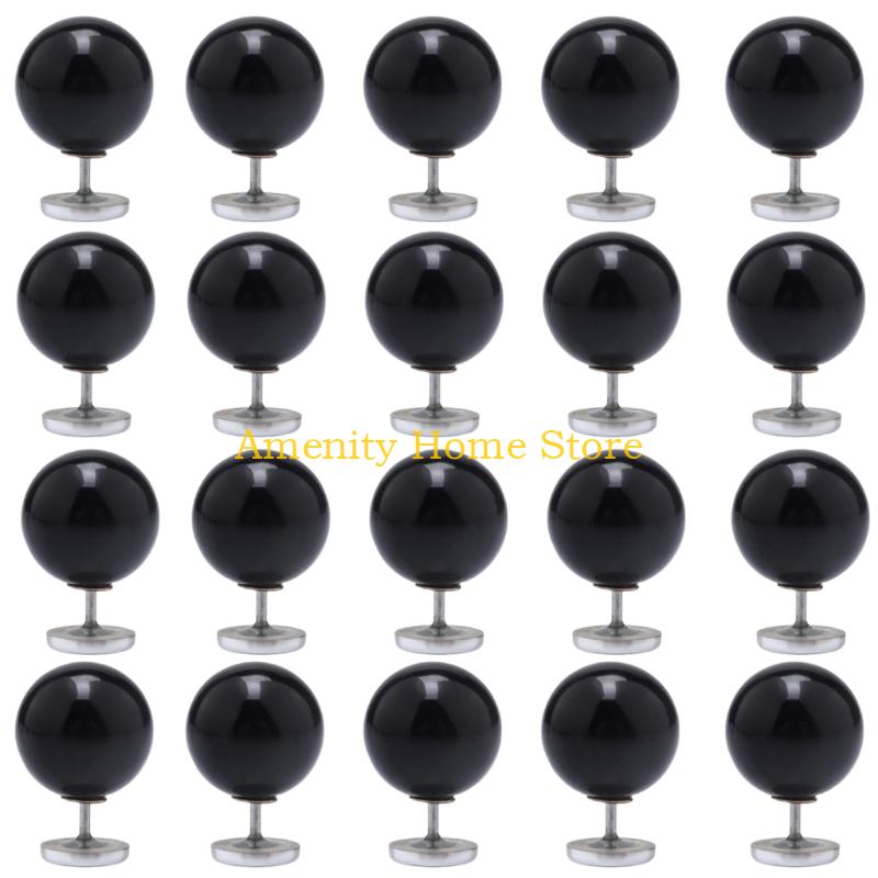 F26C Metal Pearls Pin Secure Flat Designs For Garment Decoration And Handcraft