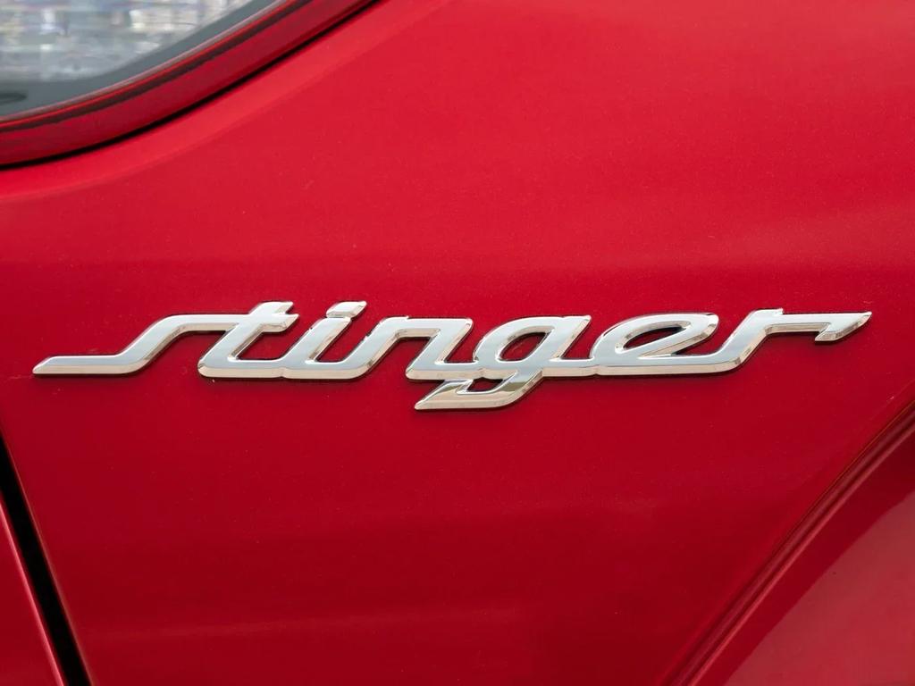 AANA1 19CM ABS for KIA Stinger Logo 2023 2016 2017 2018 2019 2020 2021 2022 Car Rear Trunk Emblem Fender Side Badge Decals Accessories