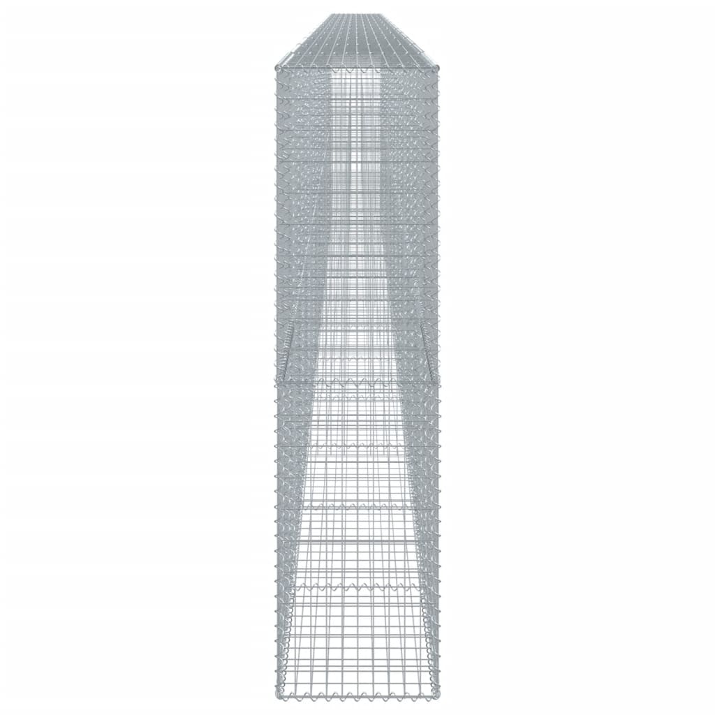Gabion with Lid 1200 x 50 x 200 cm Galvanized Iron