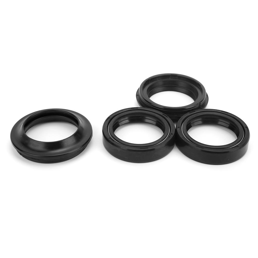 4Pcs Oil Seal Front Fork Damper Absorber Rubber Dust Cover Fit for CBR250 CBR 19 NC 22 VT250 GZ150‑A CQR 250