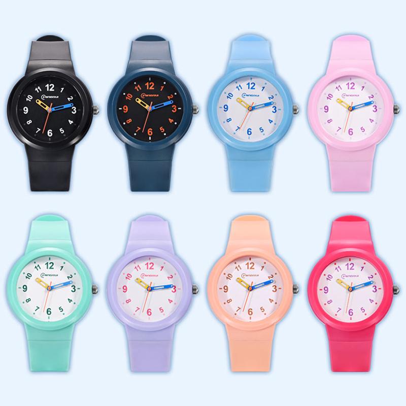 CA03 3-12 Year Old Children's Watch Fashion Simple Sports Comfortable Waterproof High Boys Girls Quality Quartz Watches
