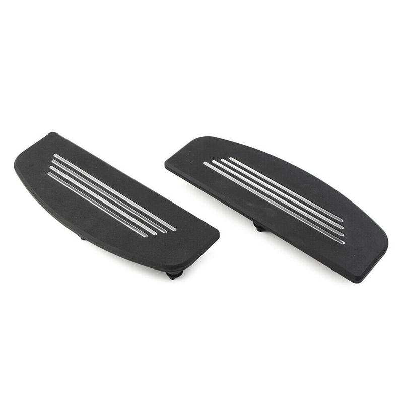 1Pair Motorcycle Front Footrest ert Foot Peg Trim For Street Electra Tri Road Glide Rider Foot Pedal Covers