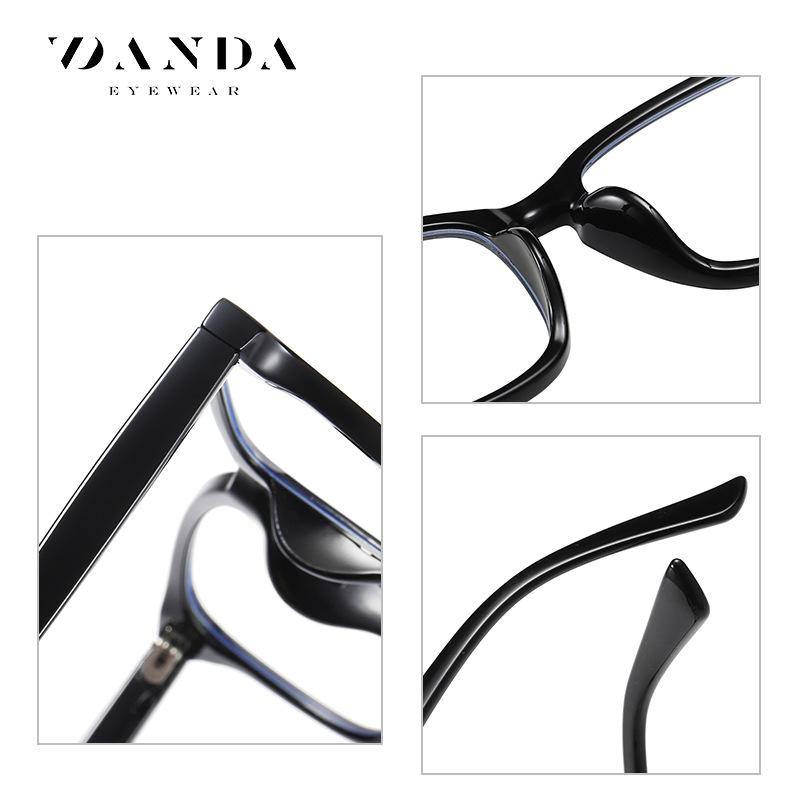 Popular8082Anti-blue light glasses for women, for computer and mobile phone use, anti-fatigue glasses, non-prescription flat lenses