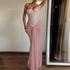 Women's Strapless Maxi Evening Dress