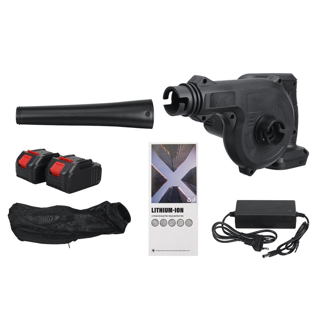 2 в 1 2800 Вт Аккумуляторная электрическая воздуходувка Пылесос Воздуходувка Выдув и всасывание Сборщик листьев и пыли для аккумулятора Makita 18 В