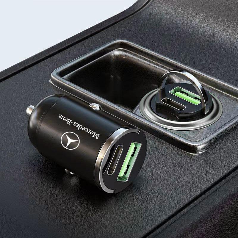 1 шт. Автомобильное зарядное устройство USB Type-C Адаптер быстрой зарядки Автоаксессуары Для Mercedes Benz W204 W212 W176 GLC CLA GLA E C G M R S Класс AMG