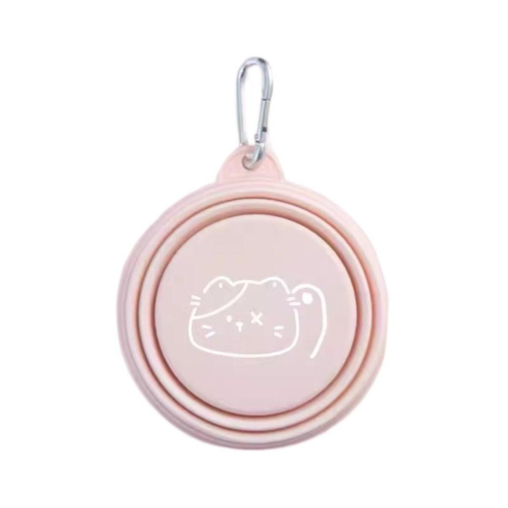 350 мл Контейнер для воды и корма для щенков Складная миска-кормушка Многоцелевые товары для домашних животных Собака