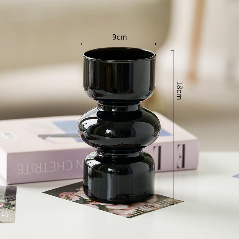 Стиль интернет-знаменитости Прозрачная стеклянная ваза для гидропонных цветочных композиций - Дисплей из гипсофилы для гостиной или обеденного стола