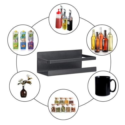 Магнитная полка для холодильников, Кухонная полка, Полка для ванной комнаты, Полка для специй, Полка, Магнитное хранение, Полка для холодильника, Хранение стиральной машины, Набор из