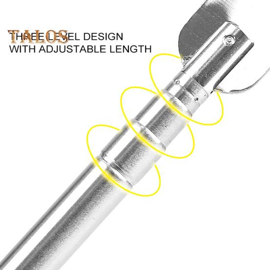 Телескопический рожок для обуви из нержавеющей стали с противоскользящей ручкой для пожилых мужчин, женщин, детей, повседневные спортивные туфли, помощник, подъемник для обуви, аксессуары для обуви