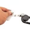 Card Holder Outdoor Telescopic Carabiner Keychain Badge Holder Badge Reel Clip Easy Pull Buckle