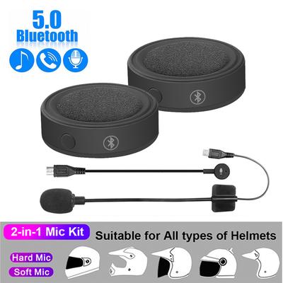 Мотоциклетный шлем гарнитура Bluetooth 5.0 беспроводной громкой связи стерео музыкальный плеер мото наушники шумоподавление наушники