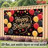 Party Backdrop Balloon Flat Golden Hanging Photo Booth Decor Birthday Party Decor