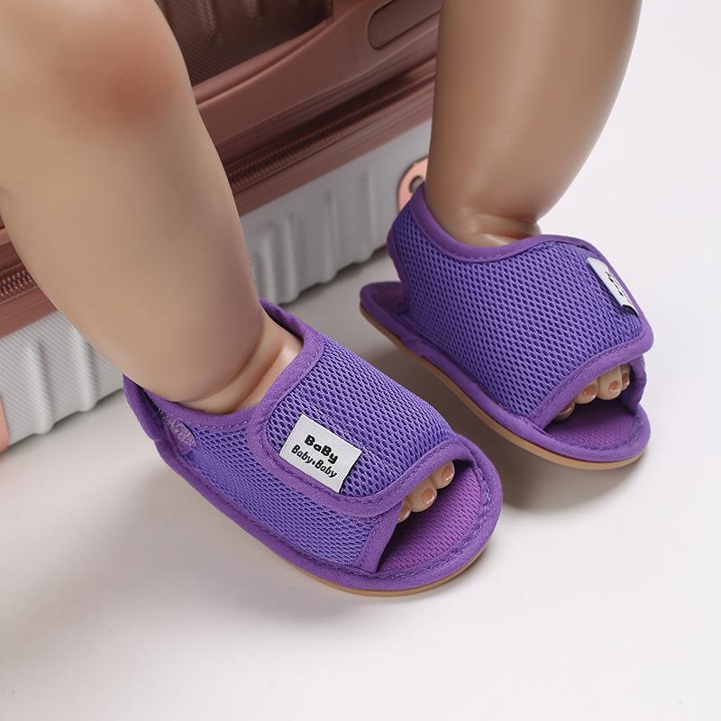 Летние детские повседневные сандалии для малышей 0–1 года, детская обувь на мягкой резиновой подошве, детская обувь