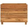 vidaXL Hochbeet 50x40x38 cm Teak Altholz und Stahl